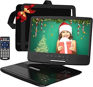 HDJUNTUNKOR 12″ Portable DVD Player Review