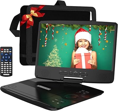 HDJUNTUNKOR 12″ Portable DVD Player