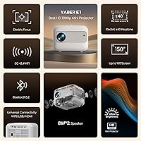 YABER E1 Mini Projector — image 9