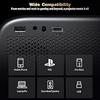 NICPOW E1 Full HD 1080P Projector — image 8