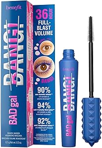 Benefit Cosmetics BADgal BANG! Volumizing Mascara Brightening Blue – 0.30 oz Review