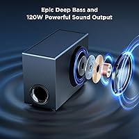 MZEIBO Soundbar with Subwoofer — image 4