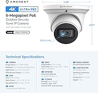 Amcrest NV4108E 4K POE Security Camera System with 2TB HDD — image 8