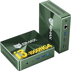 Bmax B6 Power Mini PC, Intel Core i7-1060NG7, 16GB RAM, 1TB SSD Review