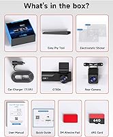 TUIFAC GT806 3 Channel Dash Cam 2.5K+1080P+1080P — image 8