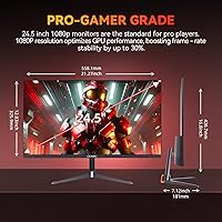CUNPU 24-inch 240Hz Gaming Monitor — image 8