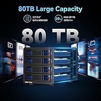 Cenmate 4 Bay RAID Enclosure 80TB — image 2