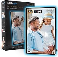 ApoloSign 14″ Neon Light Digital Picture Frame — image 2