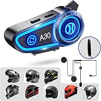 JZAQ A30 Bluetooth Motorcycle Helmet Speakers — image 1