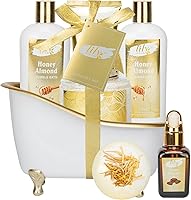 LILY ROY 7-Piece Honey Almond Spa Gift Set — image 8