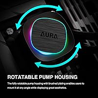 GAMDIAS Aura GLV2 360mm AIO Liquid CPU Cooler — image 4