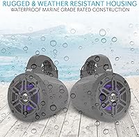 Pyle PLMRLEWB47BB Waterproof Marine Wakeboard Tower Speakers — image 5
