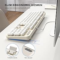 Atelus USB Wired Retro Typewriter Keyboard — image 4