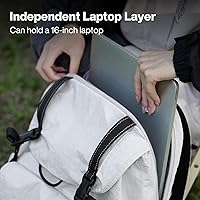 mixi Travel Backpack for Women Men 18 Inch Carry On Laptop Backpack — image 3