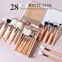 BEILI 30-Piece Pink Vegan Makeup Brush Set — image 2
