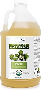 Velona USDA Certified Organic Castor Oil 1 Gallon Review