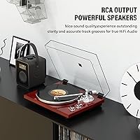 DIGITNOW Belt Drive Turntable with Bluetooth and USB Output — image 6