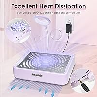 Rolokit Nail Dust Collector with Lamp & 50 Disposable Filters — image 4