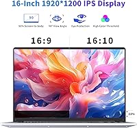 NIAKUN NiaBook 16" Laptop, Intel Celeron N100, 16GB RAM, 512GB SSD — image 3