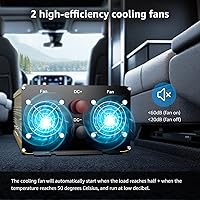 XWJNE 1200W Pure Sine Wave Inverter 12V DC to 120V AC — image 8