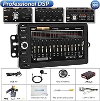 LITCOMFY QLED Radio for Chevy Silverado, GMC Sierra, Hummer H2 (2003-2006) — image 7