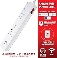 Energizer Smart Wi-Fi 4 Outlet Power Strip — image 2