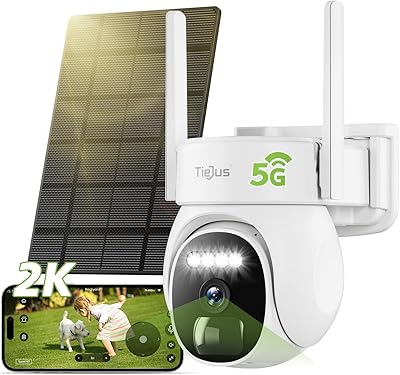 Tiejus PW1 2K Solar Security Camera