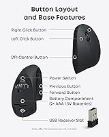 Anker 2.4G Wireless Vertical Ergonomic Optical Mouse — image 4