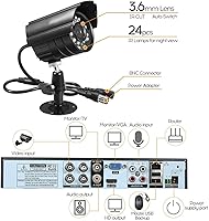 5iktery 3000TVL Home Security System 4-Camera Kit — image 7
