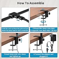 KableRika Double Head LED Desk Lamp — image 5