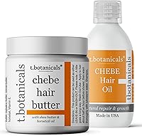 t.botanicals Hair Growth Set - 4 oz Chebe Oil & 8 oz Chebe Butter with Horsetail — image 1