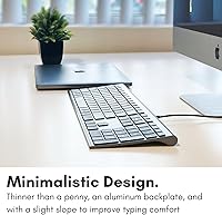 Macally Ultra-Slim USB Wired Computer Keyboard — image 4