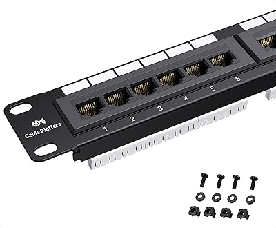 Cable Matters 24-Port Cat6 Patch Panel