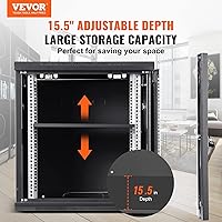 VEVOR 9U Wall Mount Network Server Cabinet — image 2