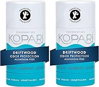 Kopari Aluminum Free Coconut Deodorant, Charcoal 2 Pack — image 1