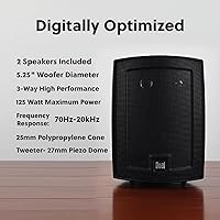 Dual Electronics LU53PB 5.25″ 3-Way Outdoor/Indoor Speakers — image 2