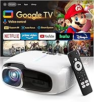 ANSFIL Google TV 1080P Portable Projector — image 1