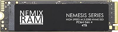 NEMIX RAM Nemesis Series 4TB M.2 2280 Gen4 NVMe SSD