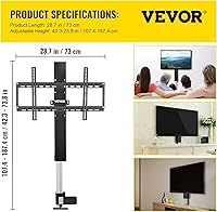VEVOR Motorized TV Lift 31.5-Inch Stroke Length, Adjustable Height for Max. 60-Inch TVs — image 8