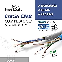 fast Cat. Cat5e Ethernet Cable 1000ft - 24 AWG, CMR — image 6