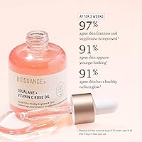 BIOSSANCE Squalane + Vitamin C Rose Advanced Facial Oil 1oz — image 4