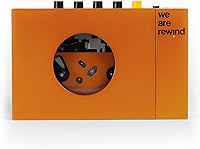 We Are Rewind Orange Cassette Player — image 1