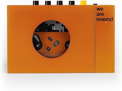 We Are Rewind Orange Cassette Player