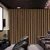 Cololeaf Soft Velvet Theater Curtain Panel 150″ W x 96″ L — image 1