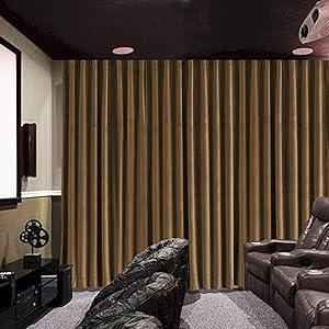 Cololeaf Soft Velvet Theater Curtain Panel 150″ W x 96″ L Review