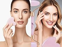 9 9PINE Jade Roller and Gua Sha Set, Pink — image 4