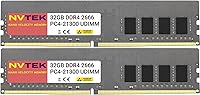 NVTEK 64GB (2x32GB) DDR4 2666MHz PC4-21300 UDIMM Memory Kit — image 1