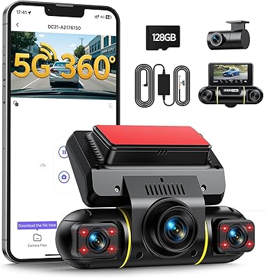 LAMTTO DC21B 360° 4-Channel Dash Cam