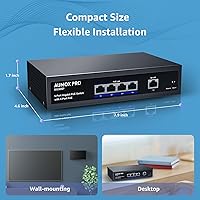 AUMOX PRO SG305P 5-Port Gigabit PoE Switch — image 7