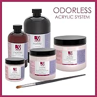 Nailite Odorless Liquid Monomer + White Acrylic Powder Kit 8 Oz — image 6